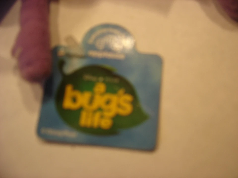 NUEVO Peluche Púrpura Applause A Bug's Life 7" con etiqueta Foto 4 de 4