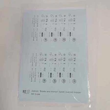 K-4 Decals HO Scale Decals: Detroit, Toledo and Ironton Sand Covered Hopper B...