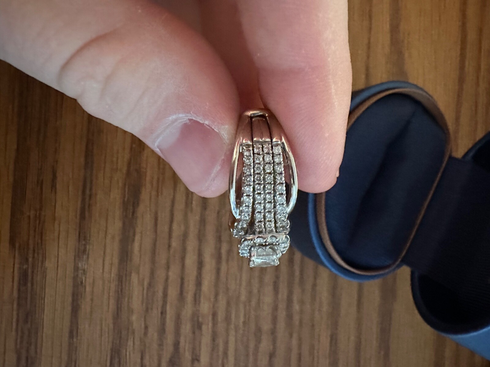 Leo diamond ring+enhancer 1.76 carat TW, 14k white gold eBay