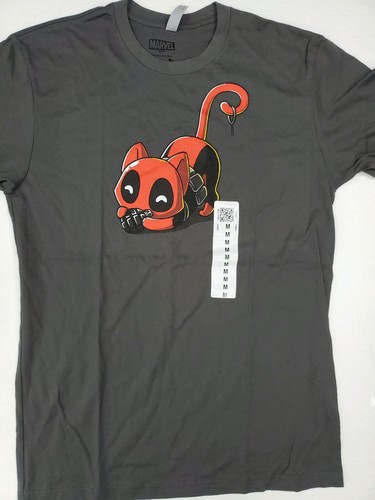 Teeturtle Marvel Deadpool Catpool Men's 