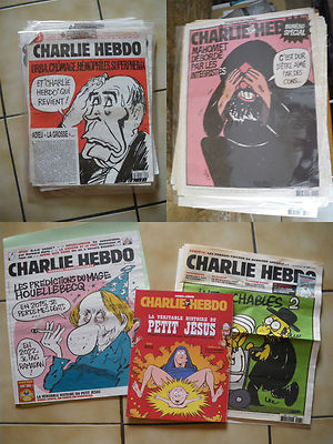 Sammlung CHARLIE HEBDO 694 Wochen 15 Jahre selten SAMMLUNG
