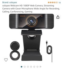 1080p full hd usb webcam coloyee