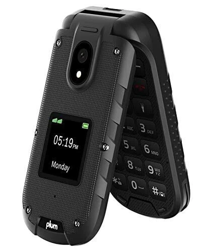 Rugged Flip Phone 4G LTE, Plum Ram E910, FOR T-Mobile - Image 2 of 4