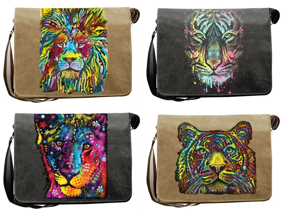 Tiger / Löwen / Raubkatze Tasche Umhängetasche Schultertasche Freizeittasche