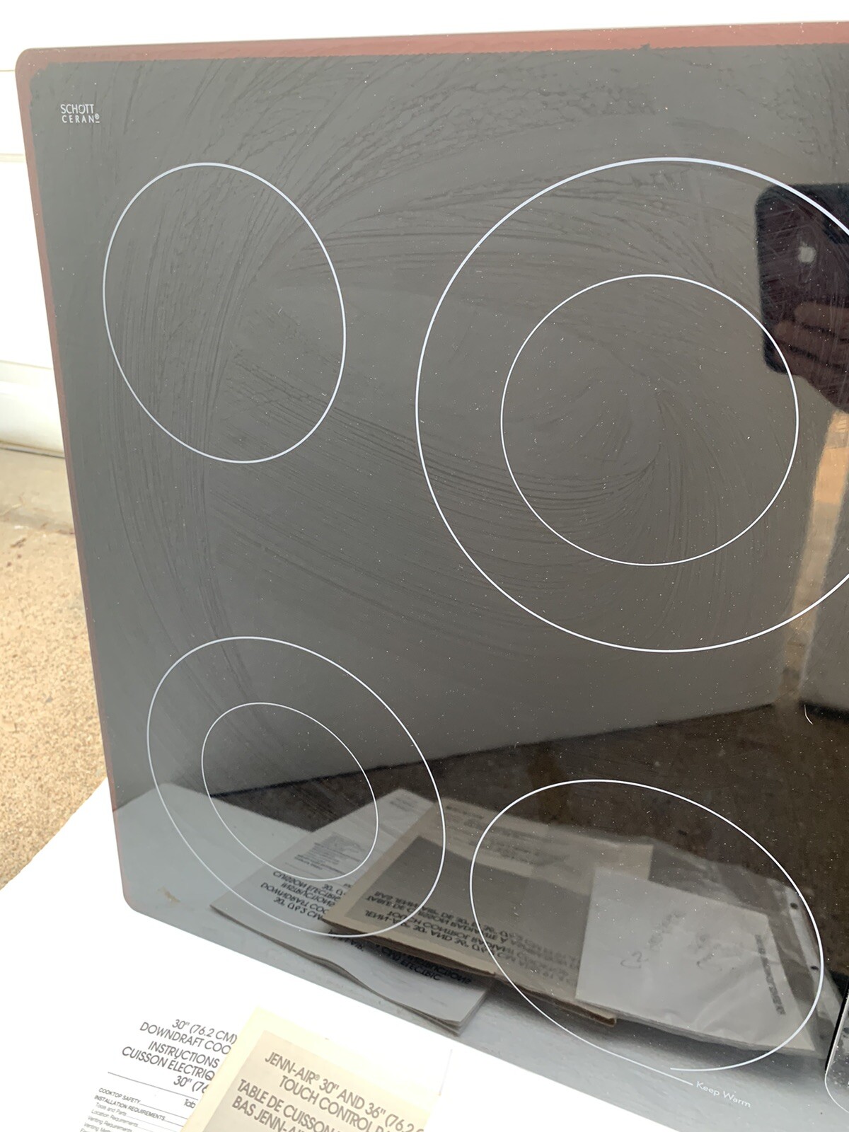 NEW Jenn Air 36" Electric Black Glass Cooktop Downdraft 5 Burners JED4536WB02 eBay