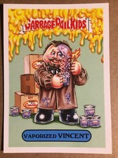 2018 Garbage Pail Kids CLASSIC FILM MONSTER STICKER.14b/15. VAPORIZED VINCENT B2
