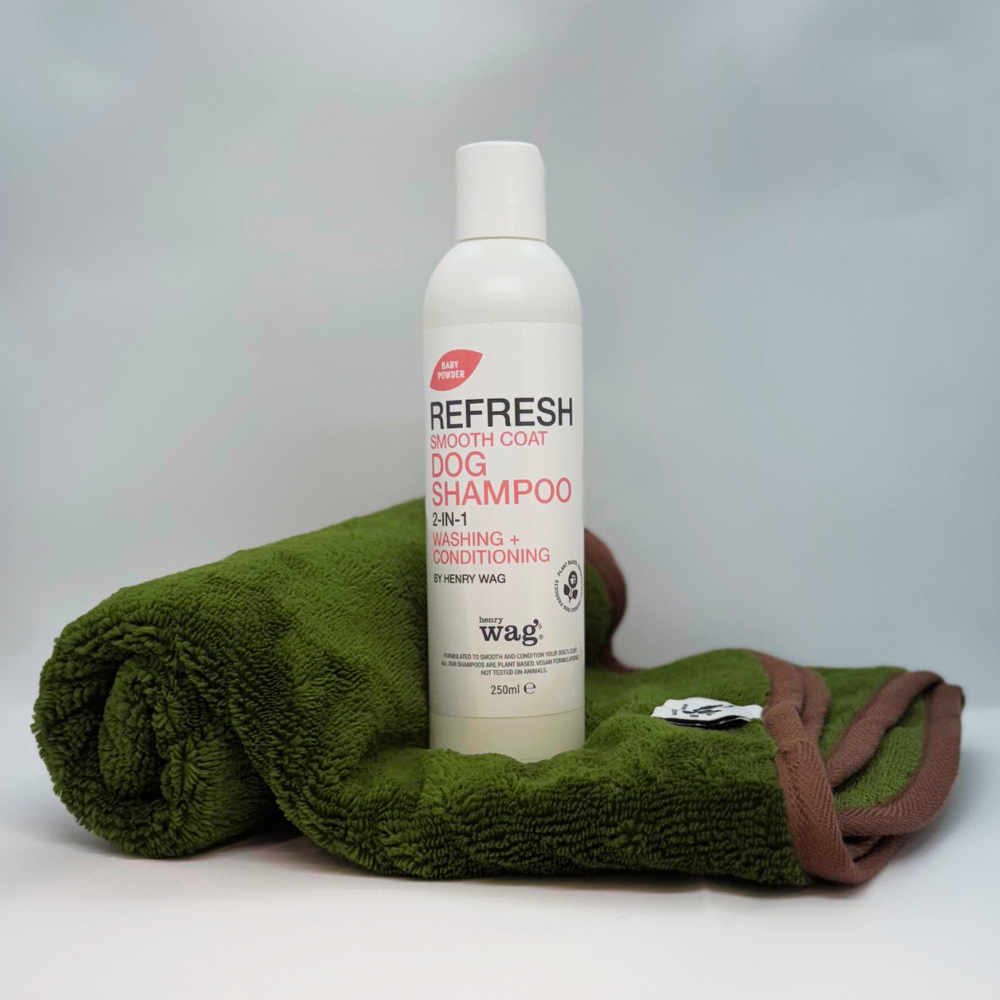 Refresh by Henry Wag Smooth Coat 2 in 1 Shampoo and Conditioner - Baby Powder