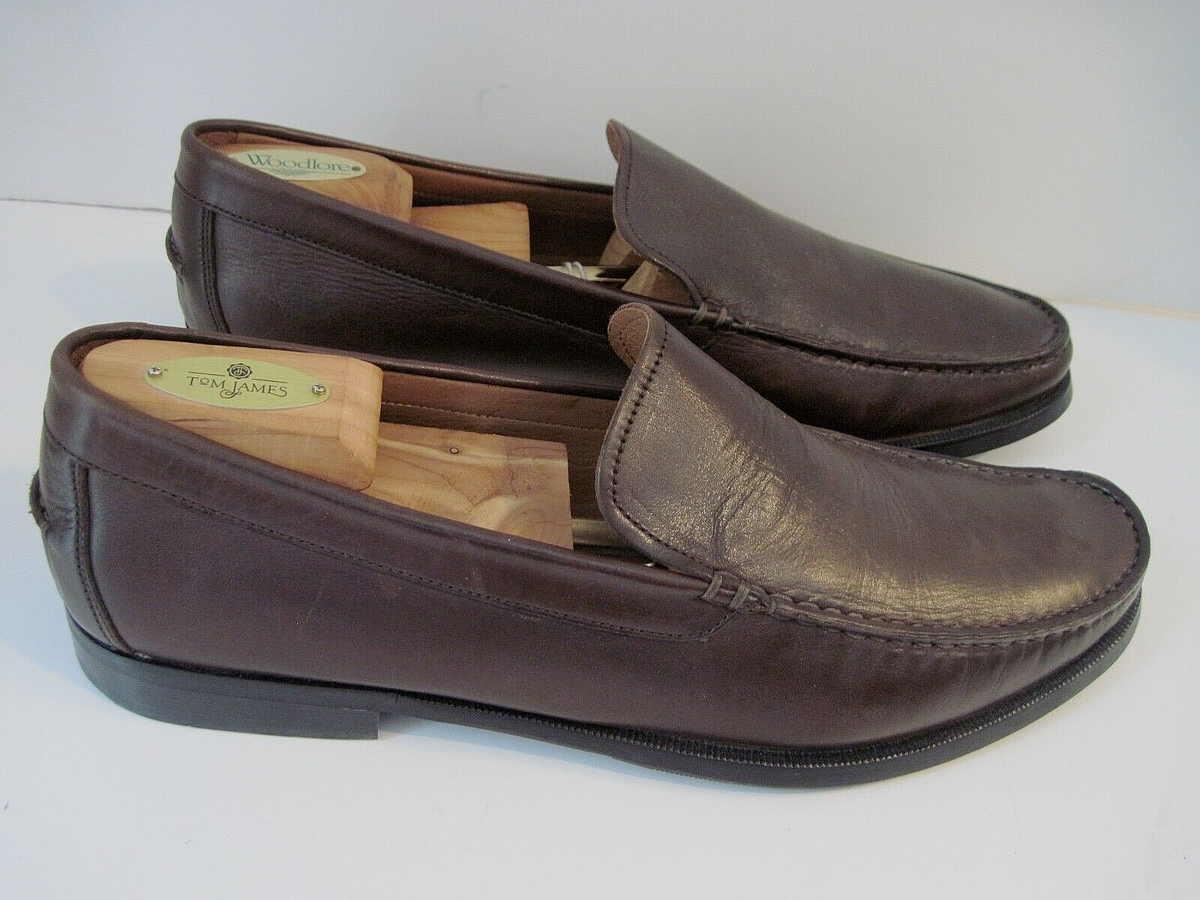 Brown Italian Leather Men’s Loafers from Saks Fifth Avenue size 10 SAKS 5th Ave Men main image 4