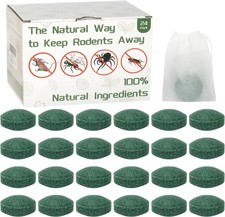 Natural Rodent Repellent Peppermint Sachets 24 Pack Mouse Mice Pest - US