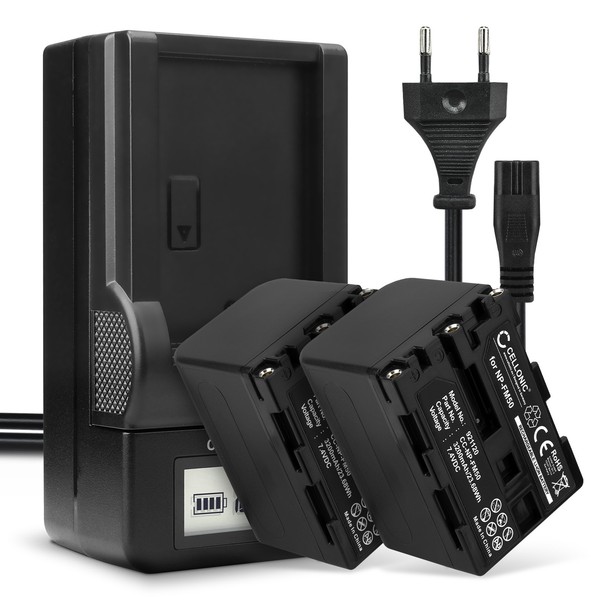 2X Akku FüR Sony DCR-DVD301 DCR-DVD200 DCR-PC104 DCR-TRV15 3200Mah + LadegeräT-image