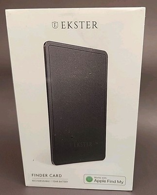 NEW Ekster Finder Card Wallet Finder Bluetooth Enabled GPS Tracker Rechargeable