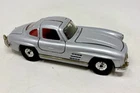 VINTAGE DIE-CAST CAR CORGI TOYS SILVER MERCEDES BENZ 300SL HARD ROADSTER