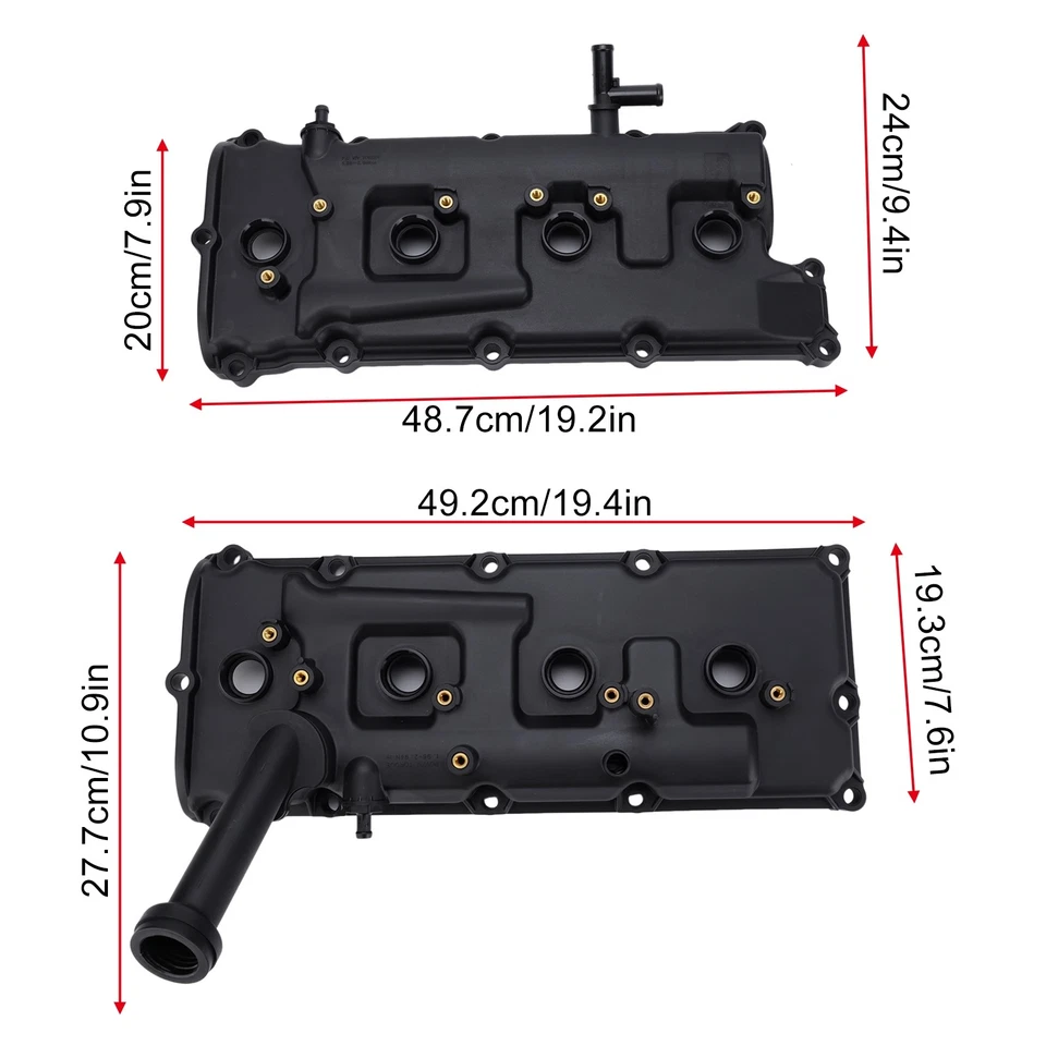 NUEVA TAPA VÁLVULA MOTOR Y JUNTAS IZQUIERDA Y DERECHA PARA 2002-10 INFINITI FX45 M45 Q45 Foto 2 de 4