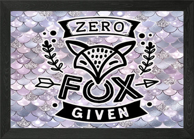 Zero Fox Given Framed Wall Art Poster Canvas Print Picture