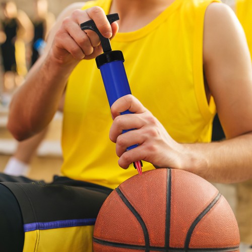 9Pcs Air Pump Inflator for Sports Balls with 7 Gas Needles 1 Air Tube and 1 Tip
