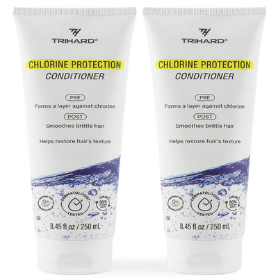 Trihard Chlorine Defense Swim Conditioner Protect And Hydrate Hair From Pool