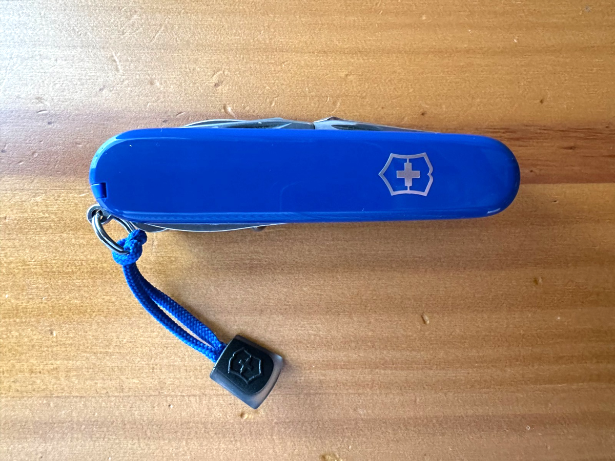 Victorinox Swiss Army Knife Explorer Plus SS 91mm Cobalt Blue w/18