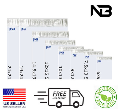 Poly Mailers Shipping Bags Envelopes Packaging Premium Bag Self Sealing ANY SIZE