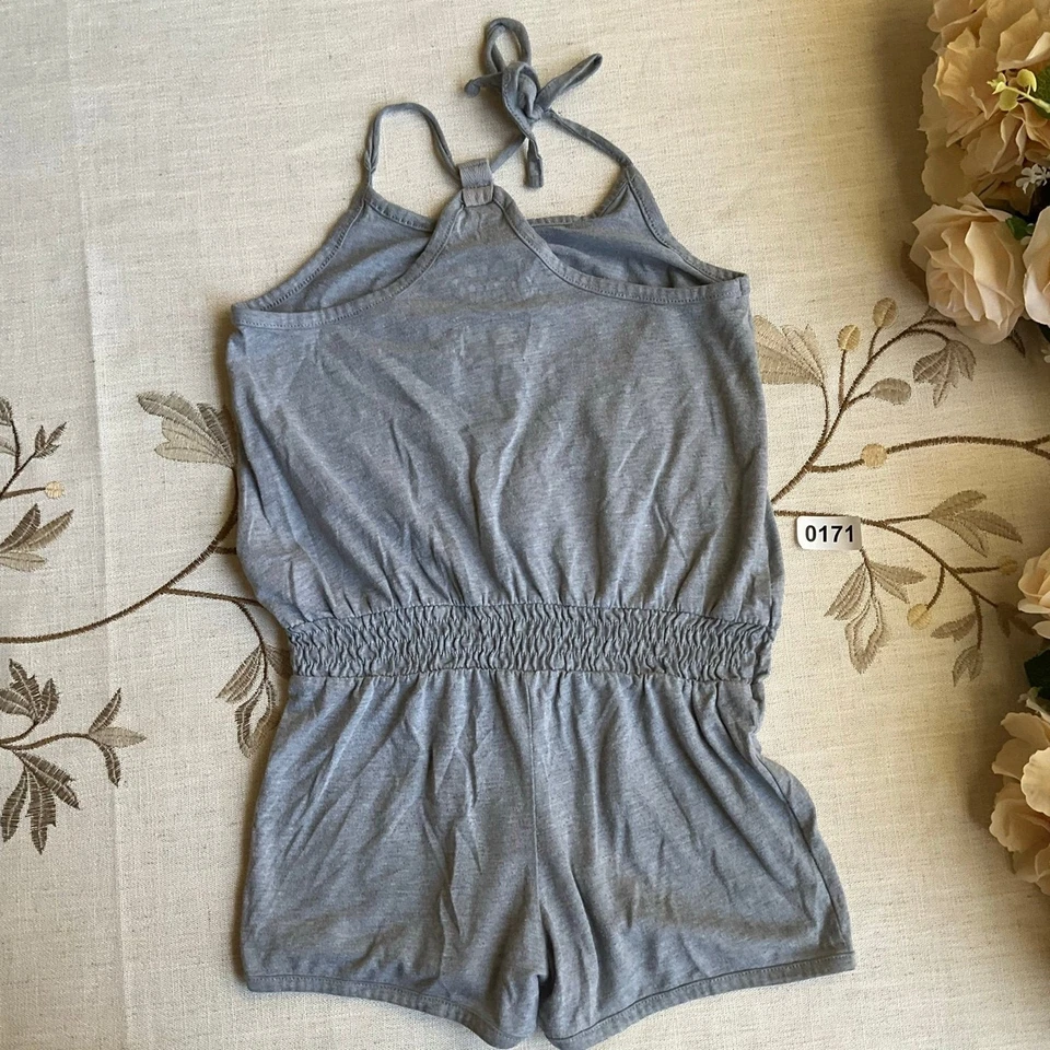 Mamelucos de verano antiguos azul marino para niñas pequeñas, talla 5/XS Foto 4 de 4