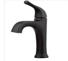 Pfister Ladera LF-042-LRBB Single Hole Single-Handle Bathroom Faucet Matte Black