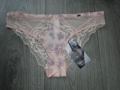 M&S MARKS & SPENCER ROSIE SEIDENMISCHUNG MELBA BLUSH BRASILIANISCHES HÖSCHEN GRÖSSE 12