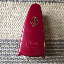Wittner Taktell Piccolo Metronome Red Made in Germany Works