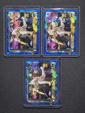 2025 Topps Chrome Sapphire Edition Jackson Chourio #262 Lot(3) Brewers