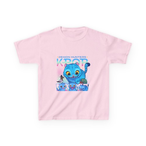 Derpy Tiger Dem0n Hunters K-Pop Kids Tee, Cute Tee for Kids, Fun Graphic Shirt - Picture 21 of 24