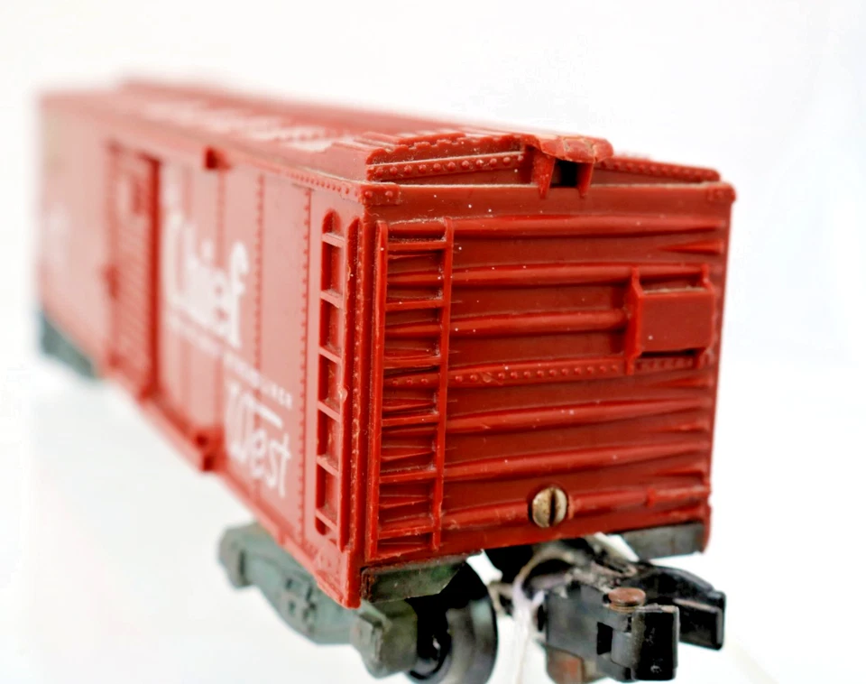 American Flyer 1958 Car 24003 Tuscan Painted The Chief White Letters Paper Logo - Image 3 of 4