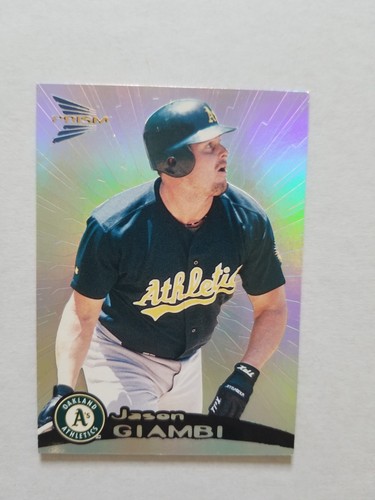 1999 Pacific Prism Jason Giambi #104 card
