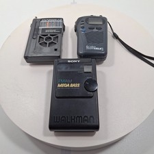 Sony Walkman SRF 60 FM/AM Mega Bass Cobra MicroTalk Grundig World Band Rec.