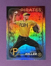 Topps Mitch Keller Rainbow Foil Pittsburgh Pirates 2024 Series 1 Card #230