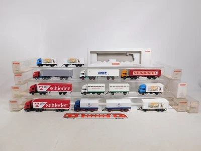 9x Wiking H0 1:87 LKW Iveco: Schieder+Seawheel+Alianca etc sg/Mint+Box #DF954-2 - Photo 1/4
