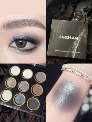 Sheglam Deep Feelings Palette 9 Farben Metallic Matt Lidschatten Makeup Set