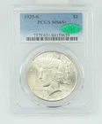1935-S PCGS & CAC MS65+ Peace Dollar