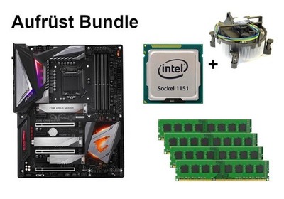 Bundle Gigabyte Z390 AORUS Master + Intel Core i9 + 8GB - 64GB RAM