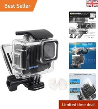 Durable Underwater Camera Housing for Go Pro Hero with Cold Shoe Mount