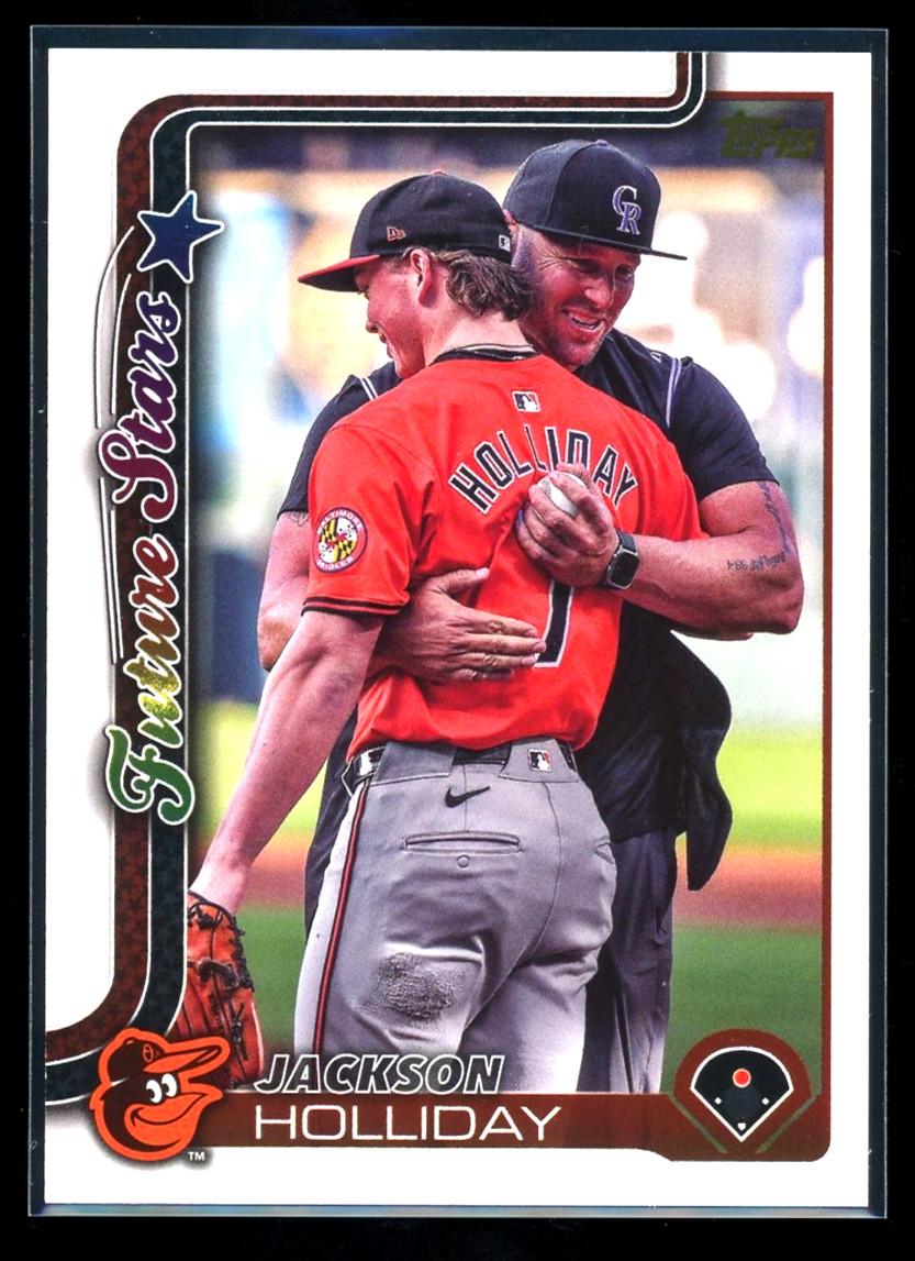 Jackson Holliday 2025 Topps 220 Orioles Golden Mirror Image Variation SSP