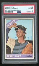 1966 Topps  Merritt Ranew #62 No Sold Statement PSA 4