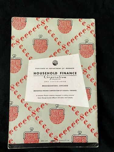 HFC 1948 Vtg Money Management: CHILDREN'S SPENDING Booklet 40 pp ORIGINAL R64-1- - Picture 6 of 6