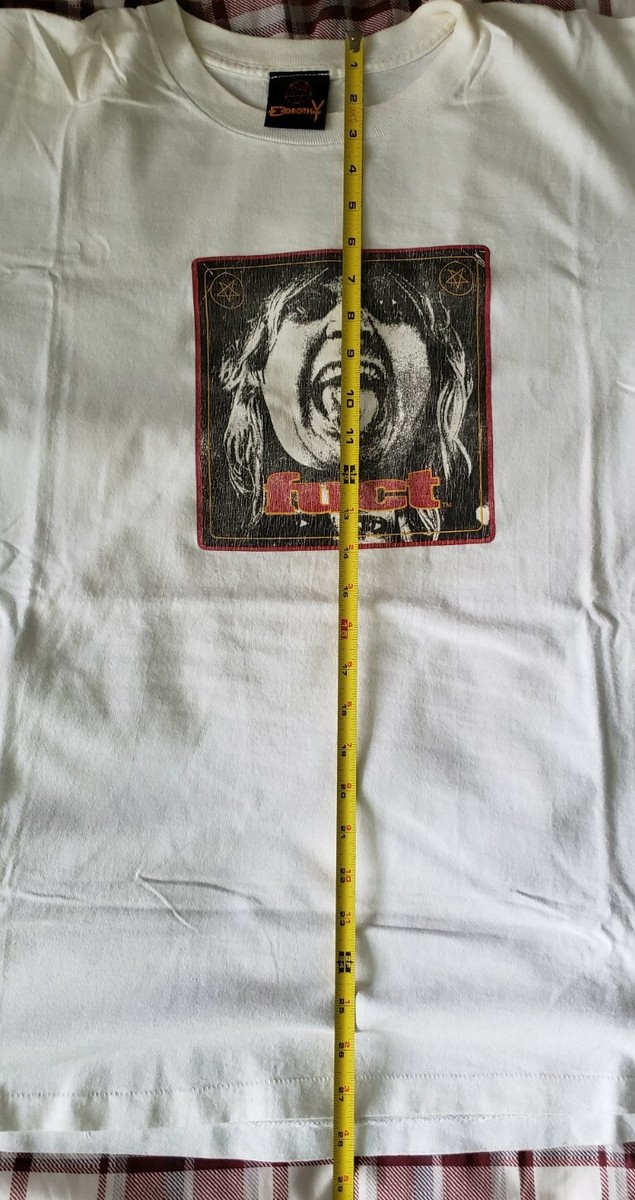 トップス fuct 90s Vintage 90's FUCT Brand OZZY OSBOURNE White XL Single Stitch