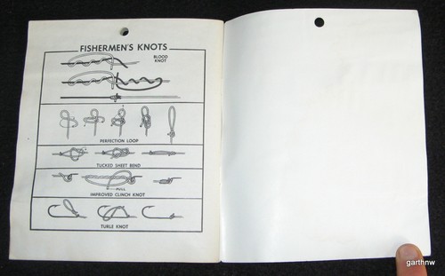 TOM McNALLY'S 1959 HOW TO FISH PICTORIAL BOOKLET THE FOUR SEASONS WAY - Picture 3 of 3