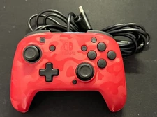 Nintendo Switch PDP Faceoff Deluxe Wired Controller - Camo Red