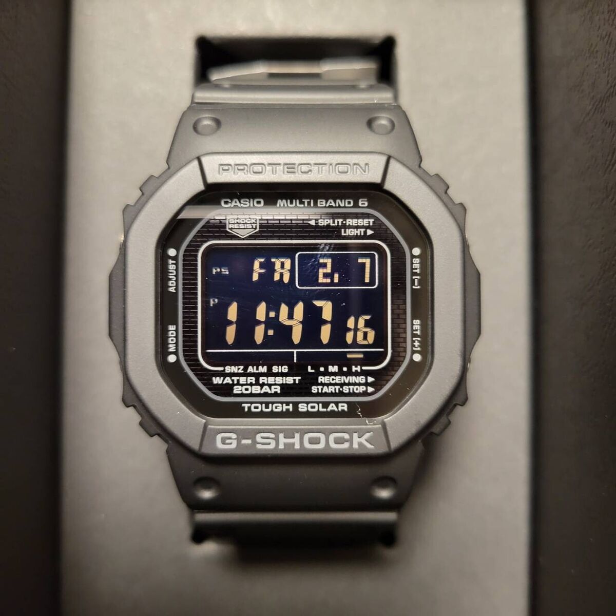 Casio G-Shock GW-5000HS -1JF Monotone color model Black Casio G-Shock GW-5000HS -1JF Monotone color model Black