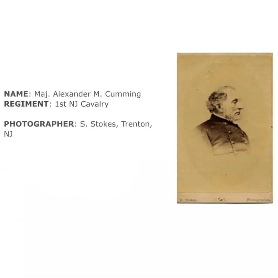 Antiguo baúl de pino verde primitivo de la Guerra Civil Id’d del siglo XIX Nueva Jersey Foto 3 de 4