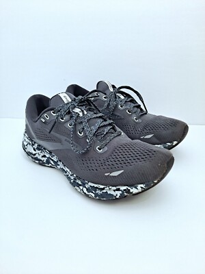 Brooks Ghost 15 Womens 10.5 Shoes Ebony Black Oyster Running Neutral Support