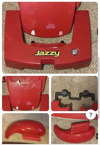 Complete Set of Plastic Shroud Covers for Pride Jazzy Select 6 Power Wheelchair - Picture 2 of 3