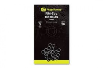 RidgeMonkey RM-TEC Rig Rings - Small 3mm