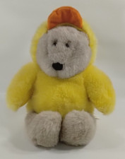Starbucks 1999 Bearista Bear Yellow Chick Duck Suit 6th Edition Bean Plush