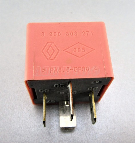 Renault (00-15) Multiuse 4-Pin Pink Relay 8200308271 40A G. Cartier 20240041 12V - Picture 4 of 6